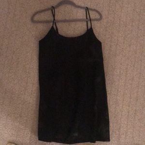 Black strappy dress from Urban Outfitters